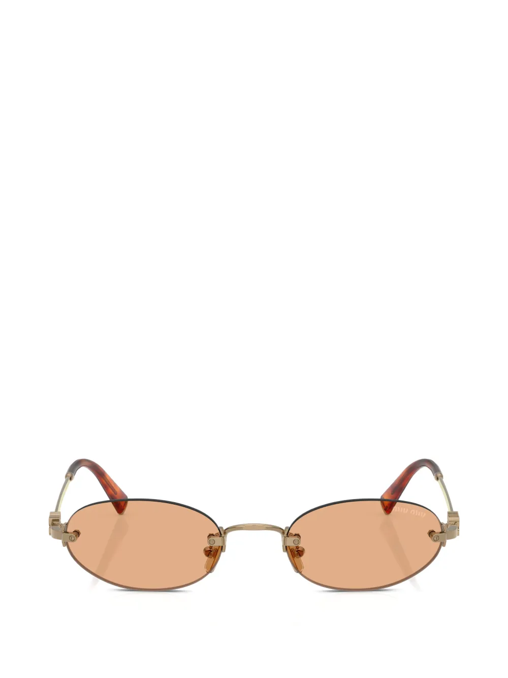 Miu Miu Eyewear oval-frame sunglasses - Oro
