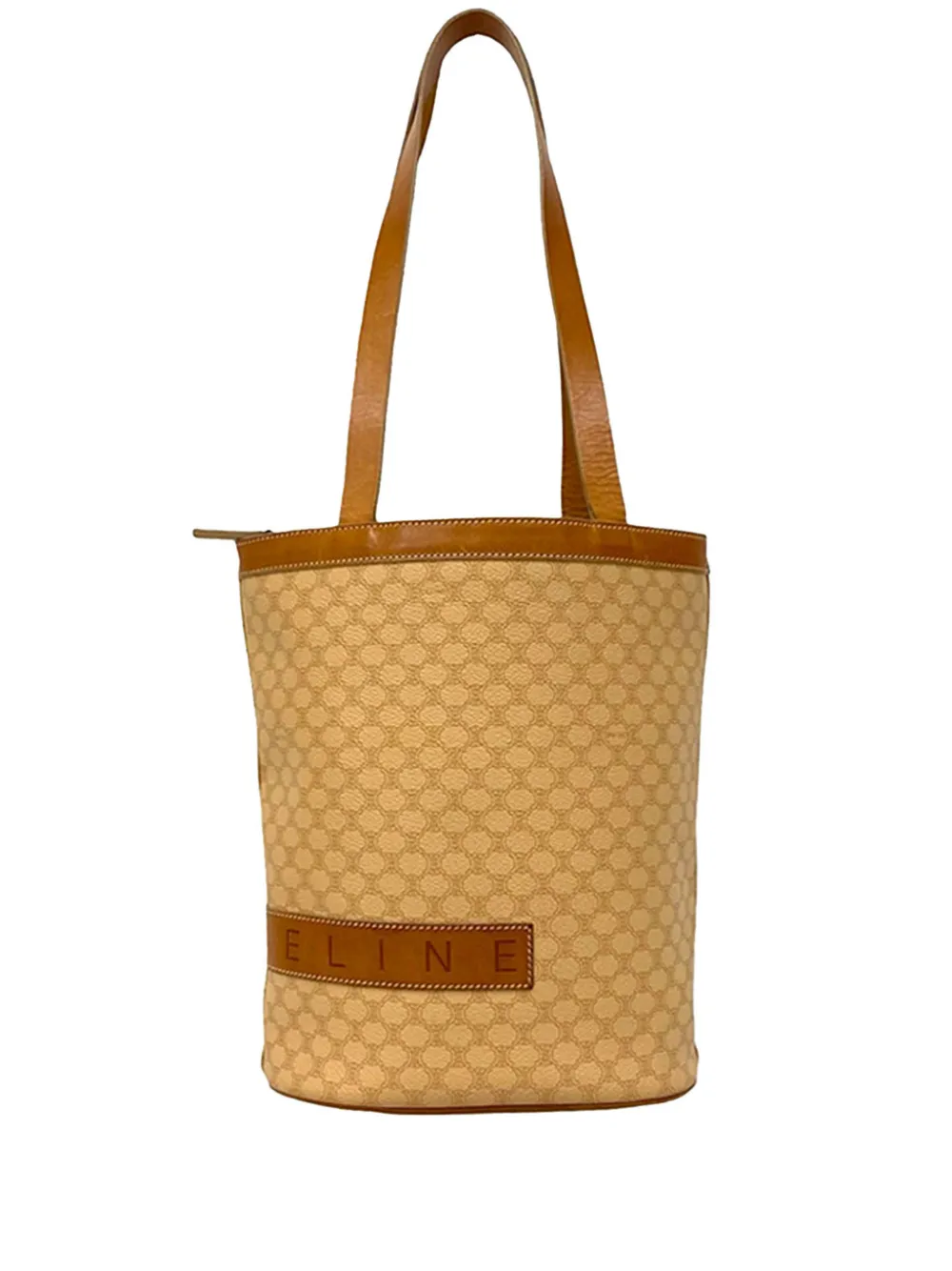 Celine Pre-Owned 20th Century Macadam Coated Canvas tote bag - Toni neutri