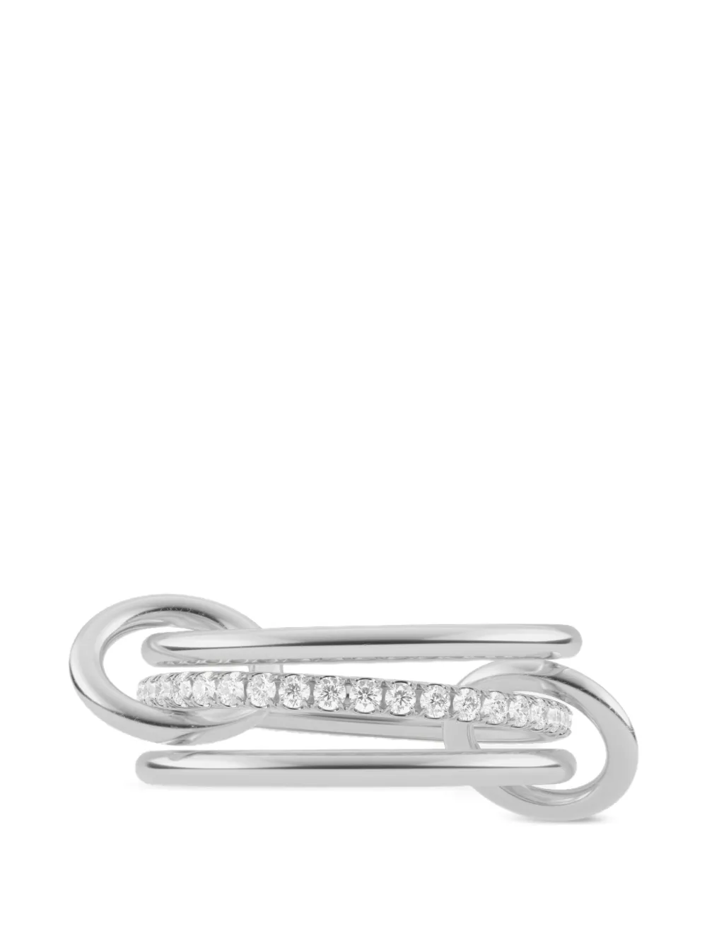 Spinelli Kilcollin Anello Sonny con diamanti - Argento