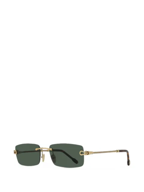 Fred rectangle-frame rimless sunglasses