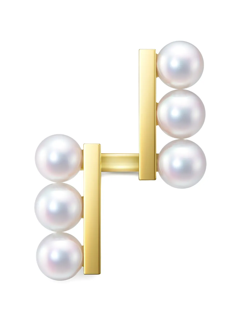 TASAKI Balance Parallel Neo pearl ring - Oro