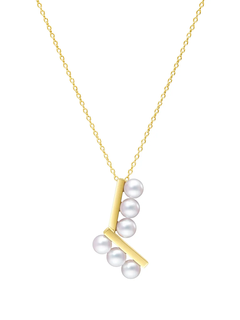 TASAKI Balance Arm Neo pearl necklace - Gold