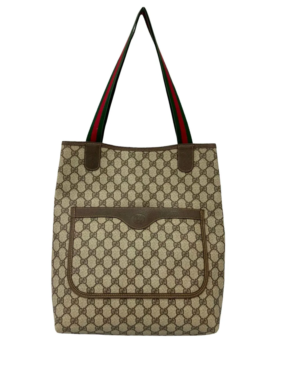 Gucci Pre-Owned 20th Century GG Supreme Web tote bag - Toni neutri