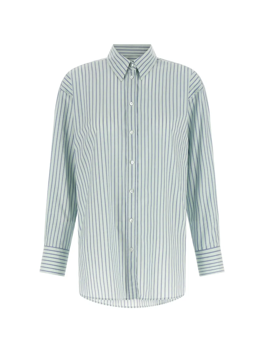 Xacus striped cotton shirt - Verde