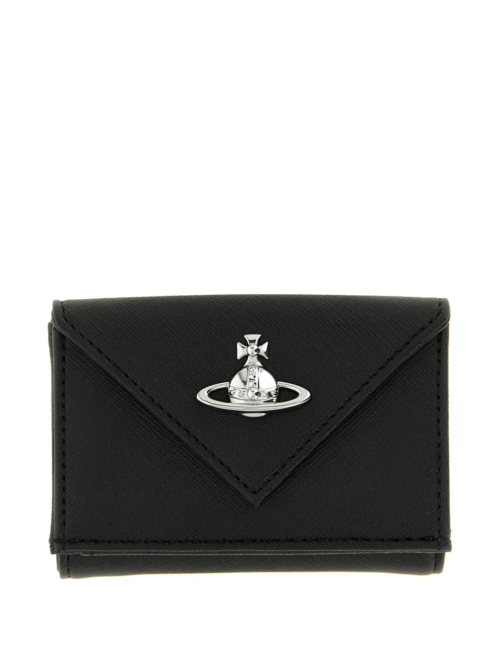 Vivienne Westwood Orb envelope wallet - Nero