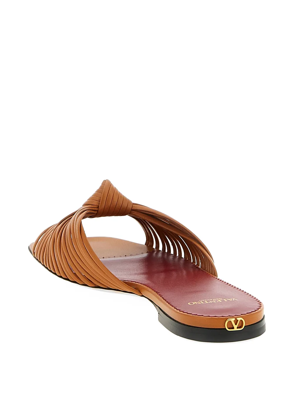 Valentino Garavani Annet knot-detail sandals Bruin