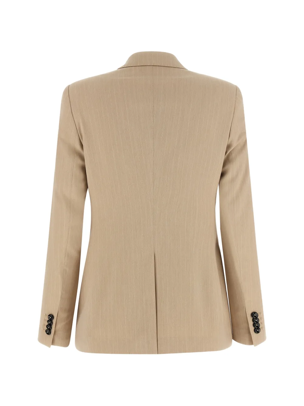 Tagliatore Blazer met krijtstreep en dubbele rij knopen Beige
