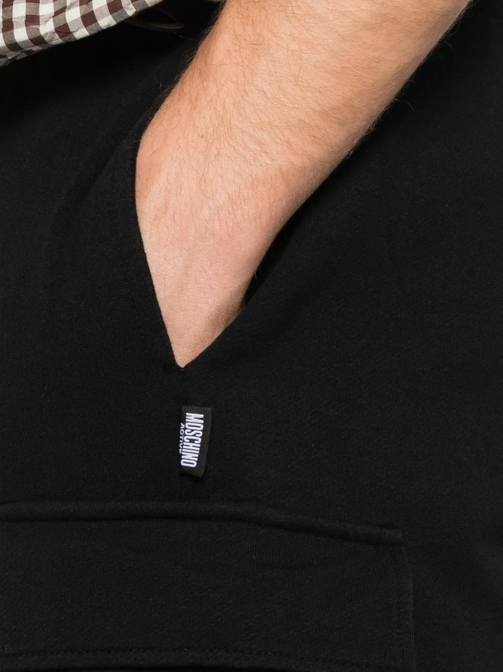 Moschino Trainingsshorts met logoprint Zwart
