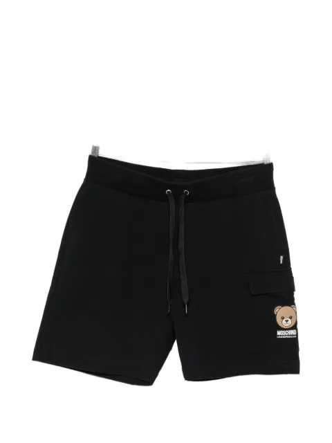 Moschino logo-print track short
