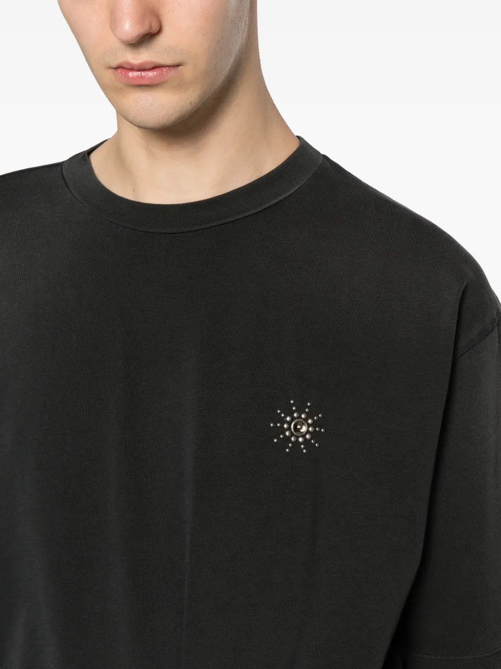 Htc Los Angeles T-shirt met logoprint Zwart