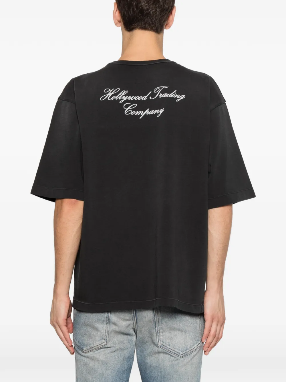 Htc Los Angeles T-shirt met logoprint Zwart