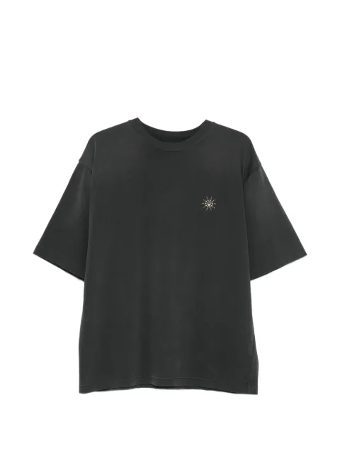 Htc Los Angeles 스터드 장식 로고 프린트 티셔츠