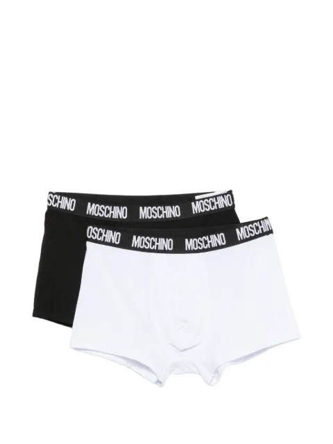 Moschino logo-waistband boxers set (set of two)