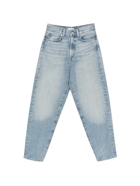 AGOLDE faded pressed-crease jeans
