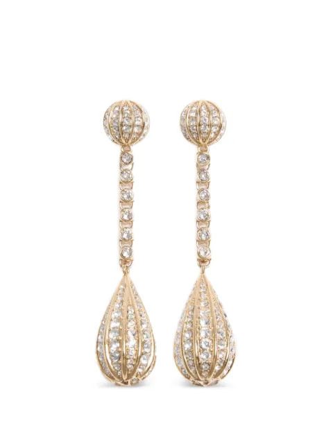 Valentino Garavani Poetique des Gouttes earrings in metal and Swarovski® crystals