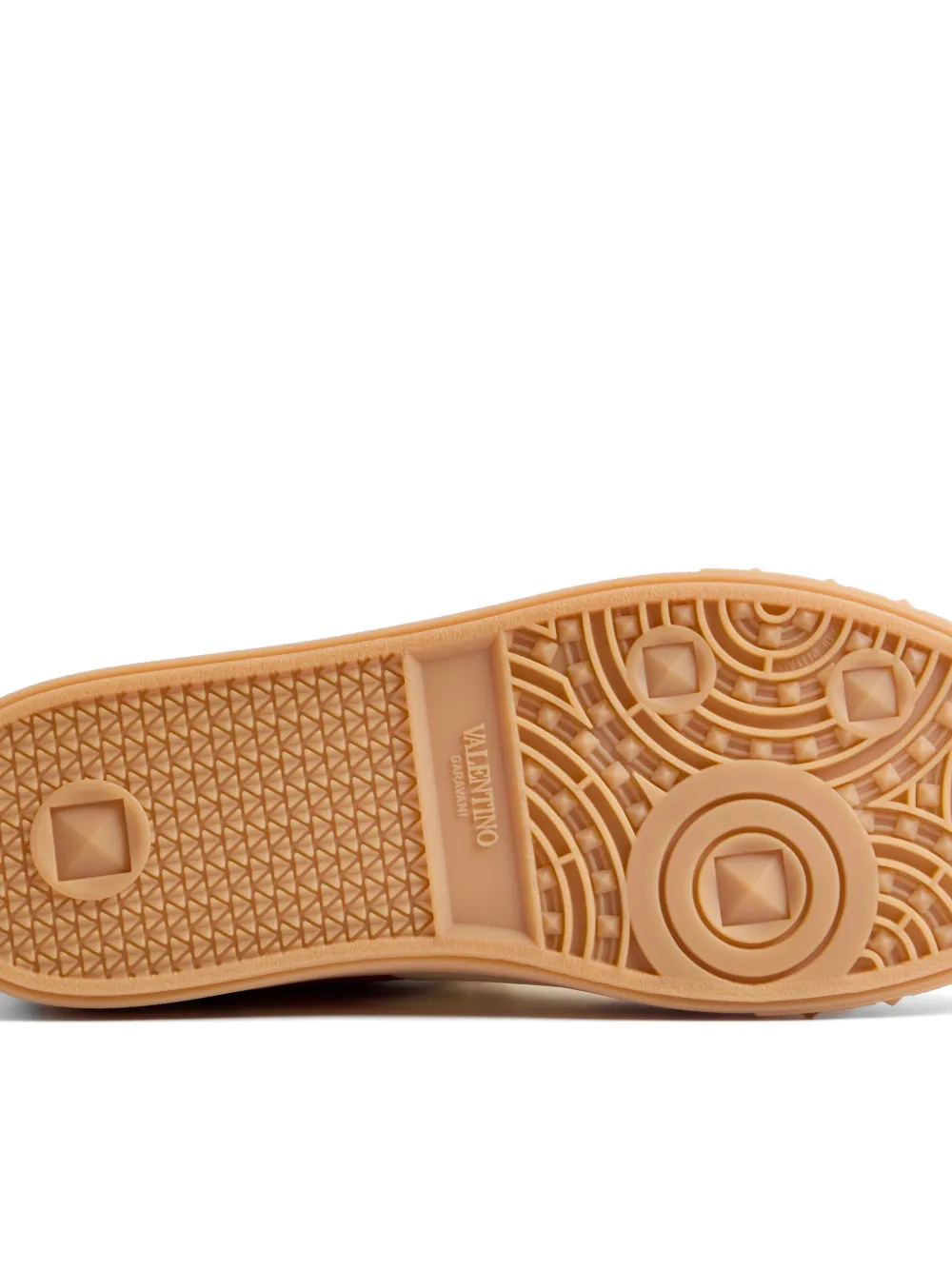 Valentino Garavani Upvillage low-top sneakers van splitleer en kalfsleer Rood