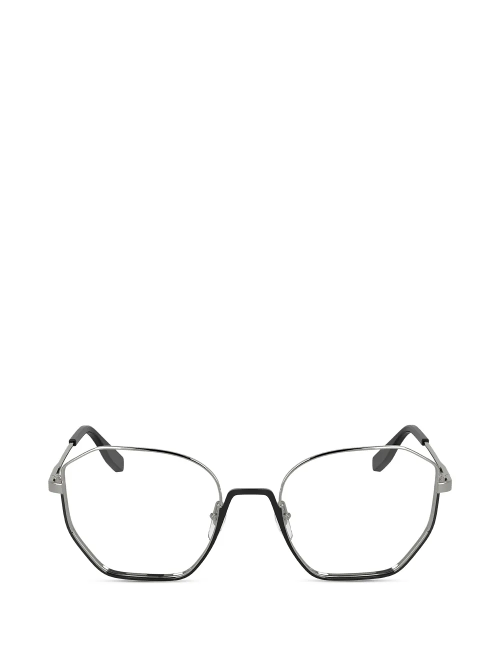 Karl Lagerfeld Brille mit geometrischem Gestell - Silber