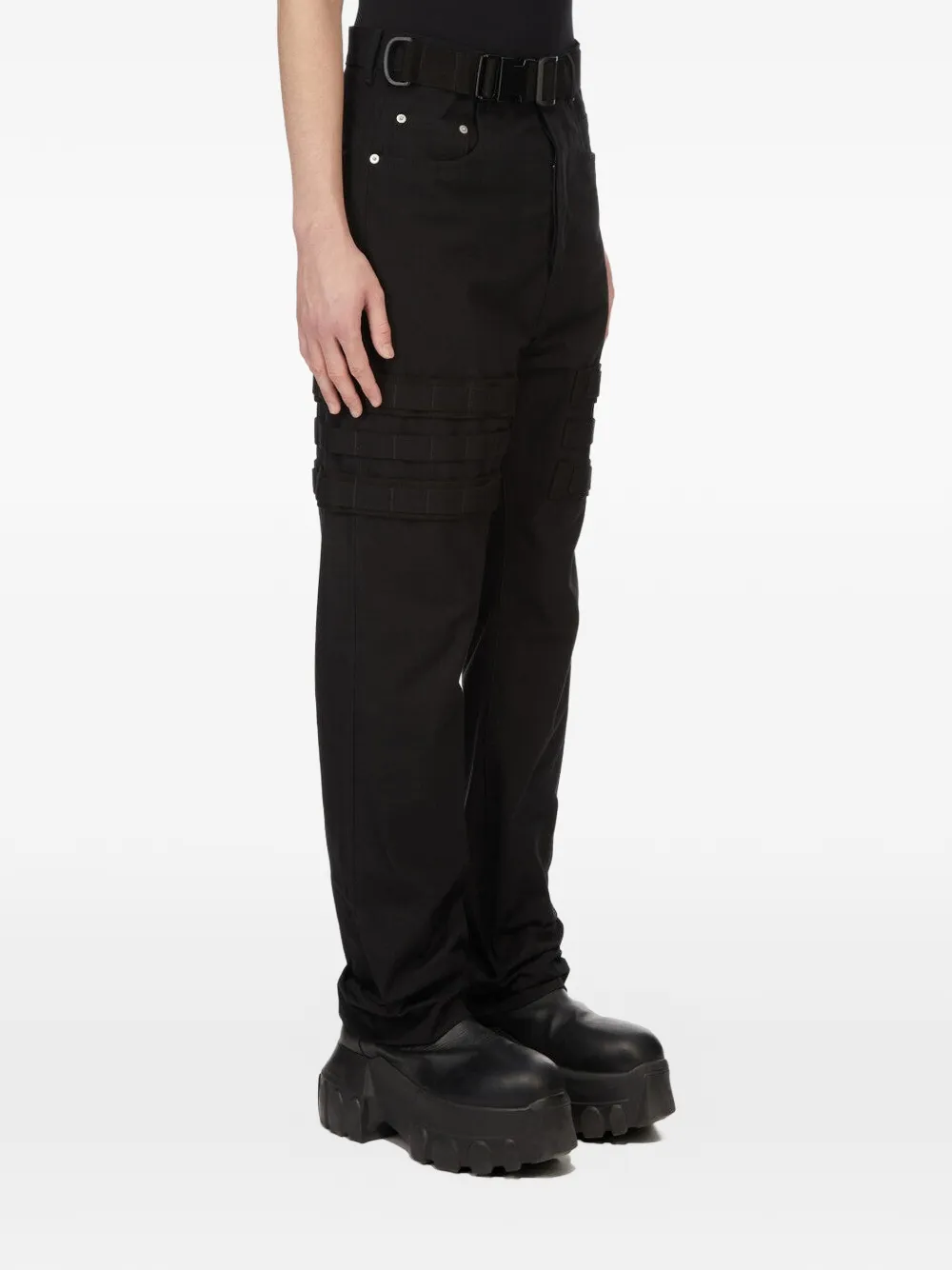 Rick Owens Geth cargo broek met ceintuur Zwart