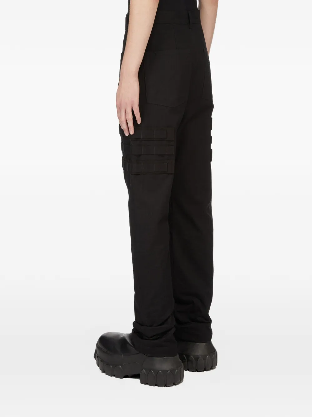 Rick Owens Geth cargo broek met ceintuur Zwart