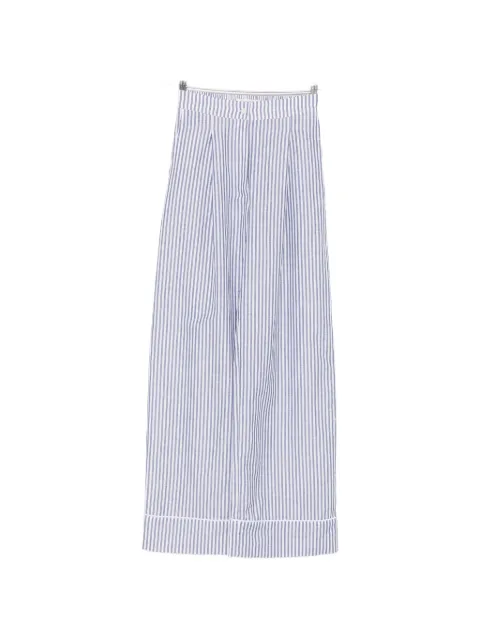 Riviera striped-pattern pants