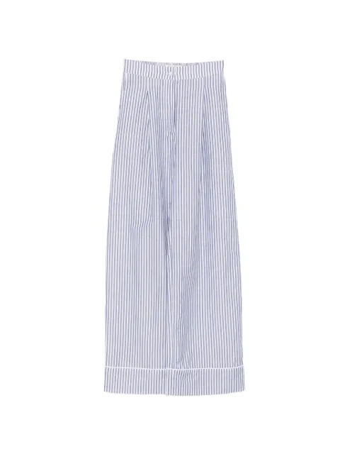Riviera striped-pattern pants