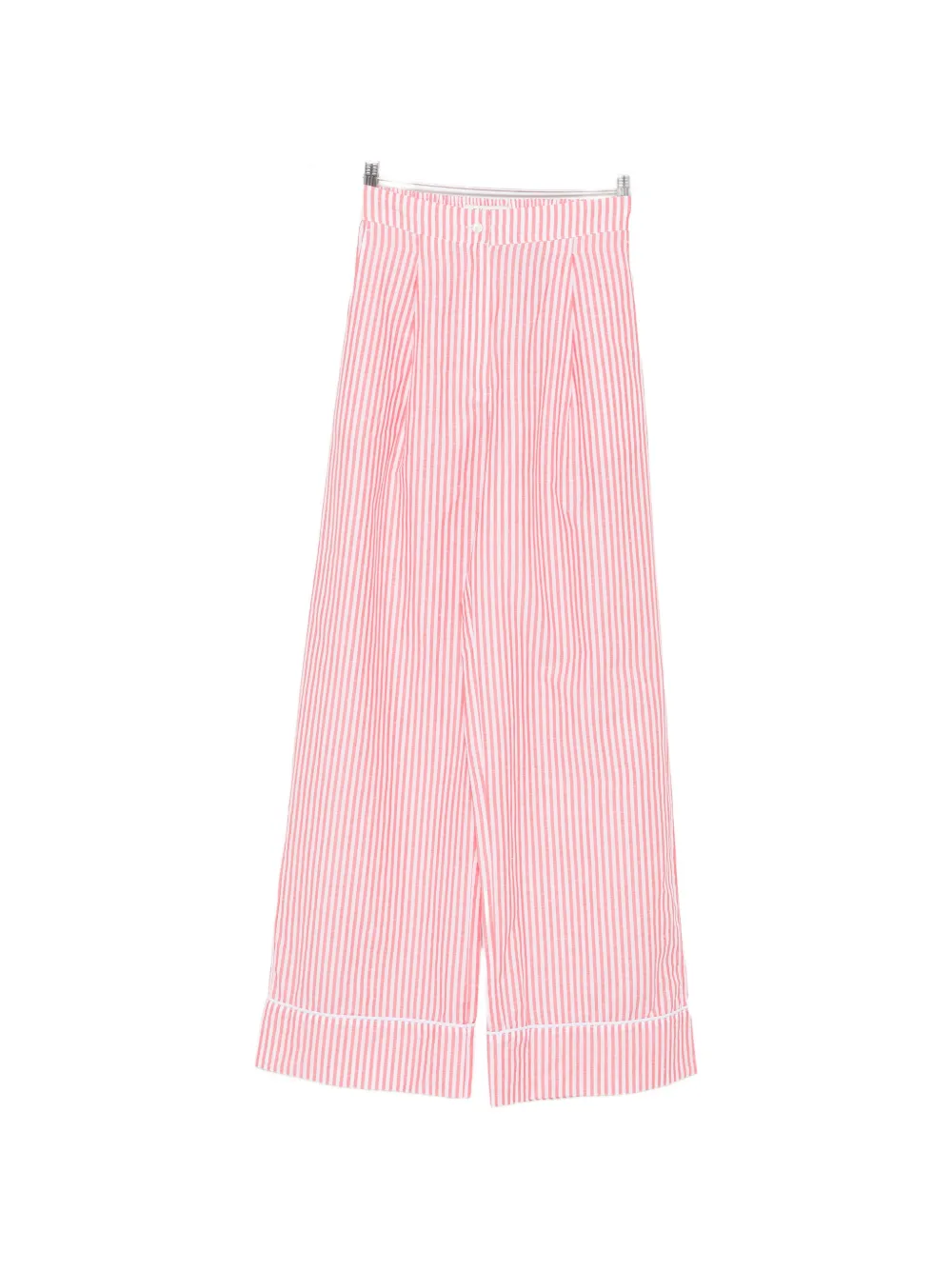 Riviera striped-pattern pants - Rosso