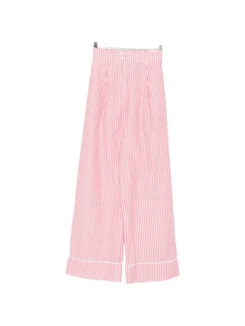 Riviera striped-pattern pants