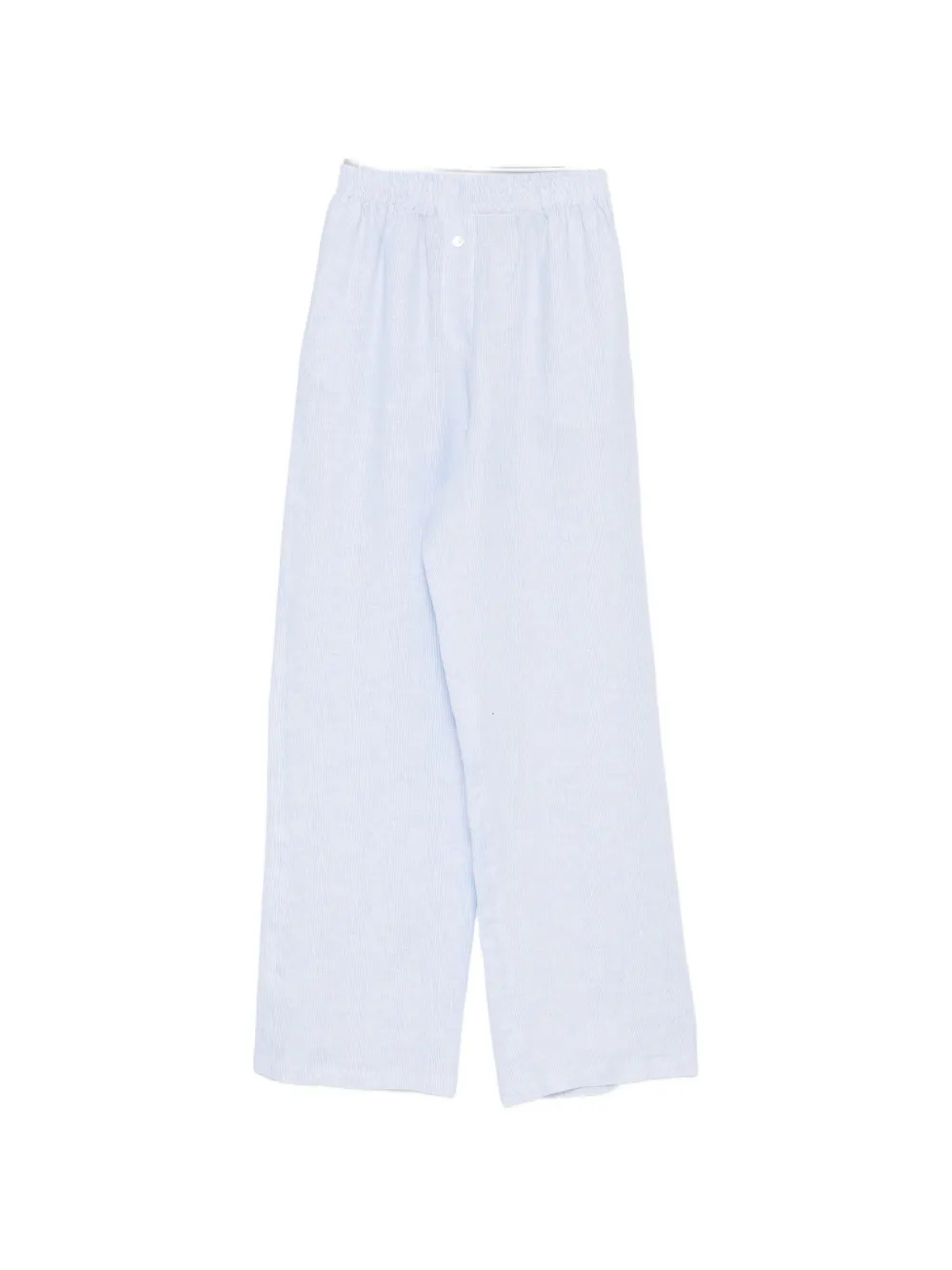 Riviera elasticated-waistband pants - Blu