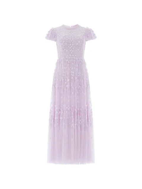 Needle & Thread Clover sequin-embellished maxi dress