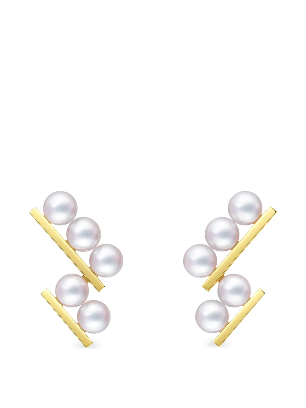 TASAKI Balance Step Neo pearl earrings - Oro