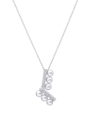 TASAKI デインジャー ネオ ダイヤモンド ネックレス 18Kホワイト