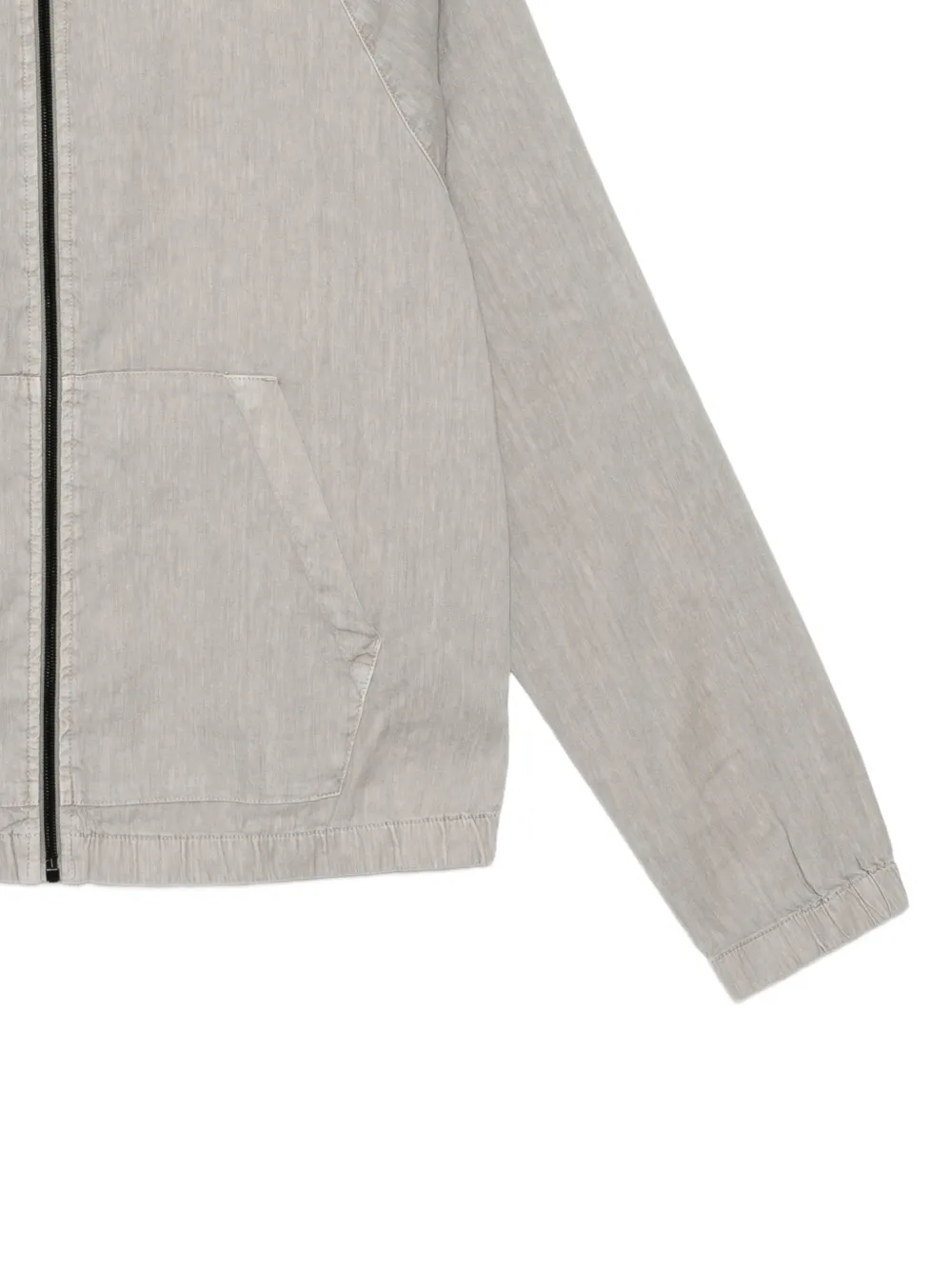 James Perse Trainingsjack met raglan mouwen en rits Grijs