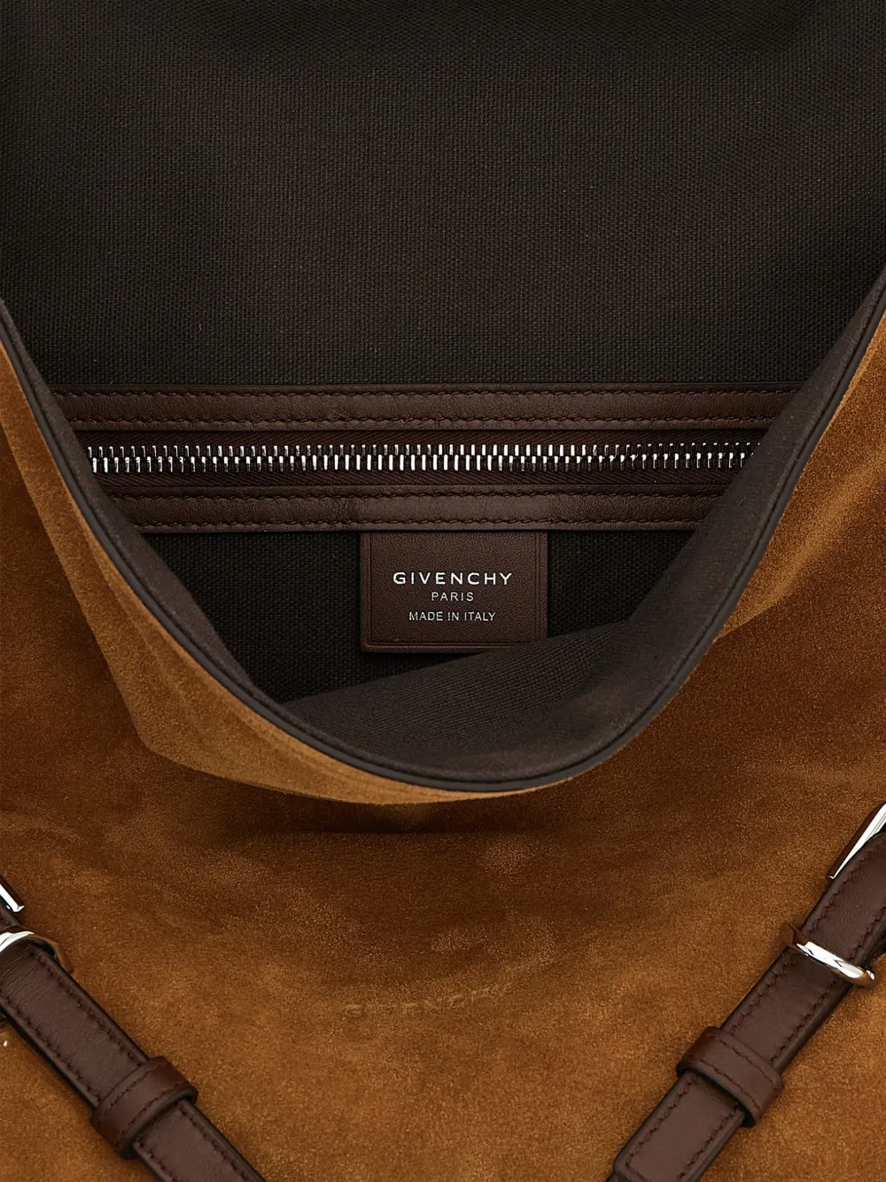 Givenchy Medium Voyou suède en leren tas Bruin
