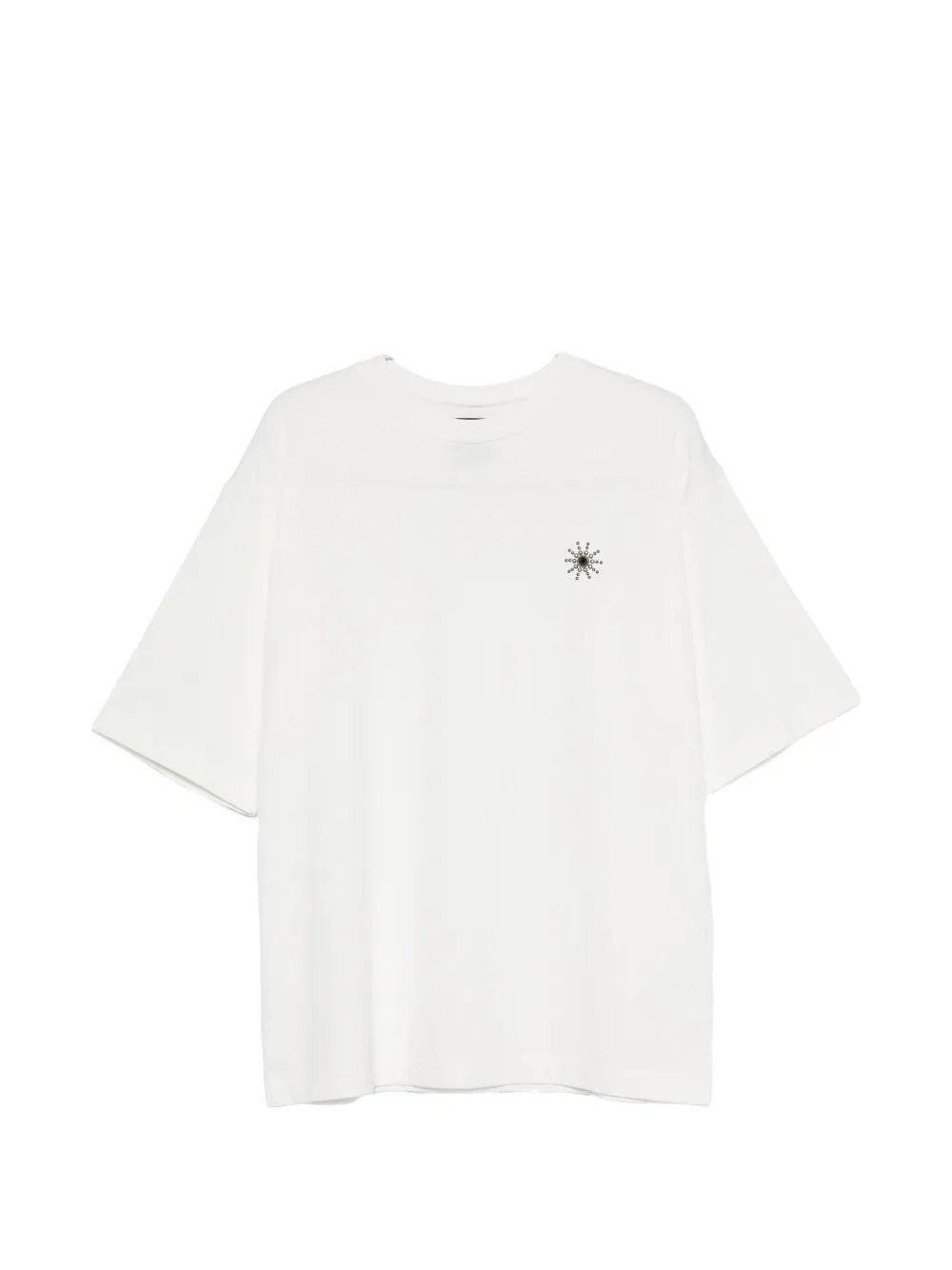 Htc Los Angeles studded-embellishment T-shirt - Bianco