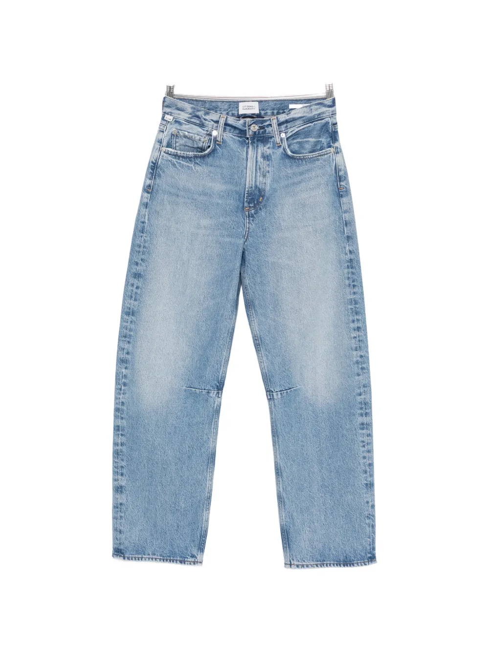 Citizens of Humanity Miro faded-effect wide-leg jeans - Blu