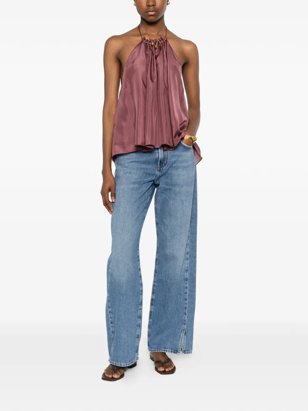 Citizens of Humanity Jeans met zijsplit Blauw