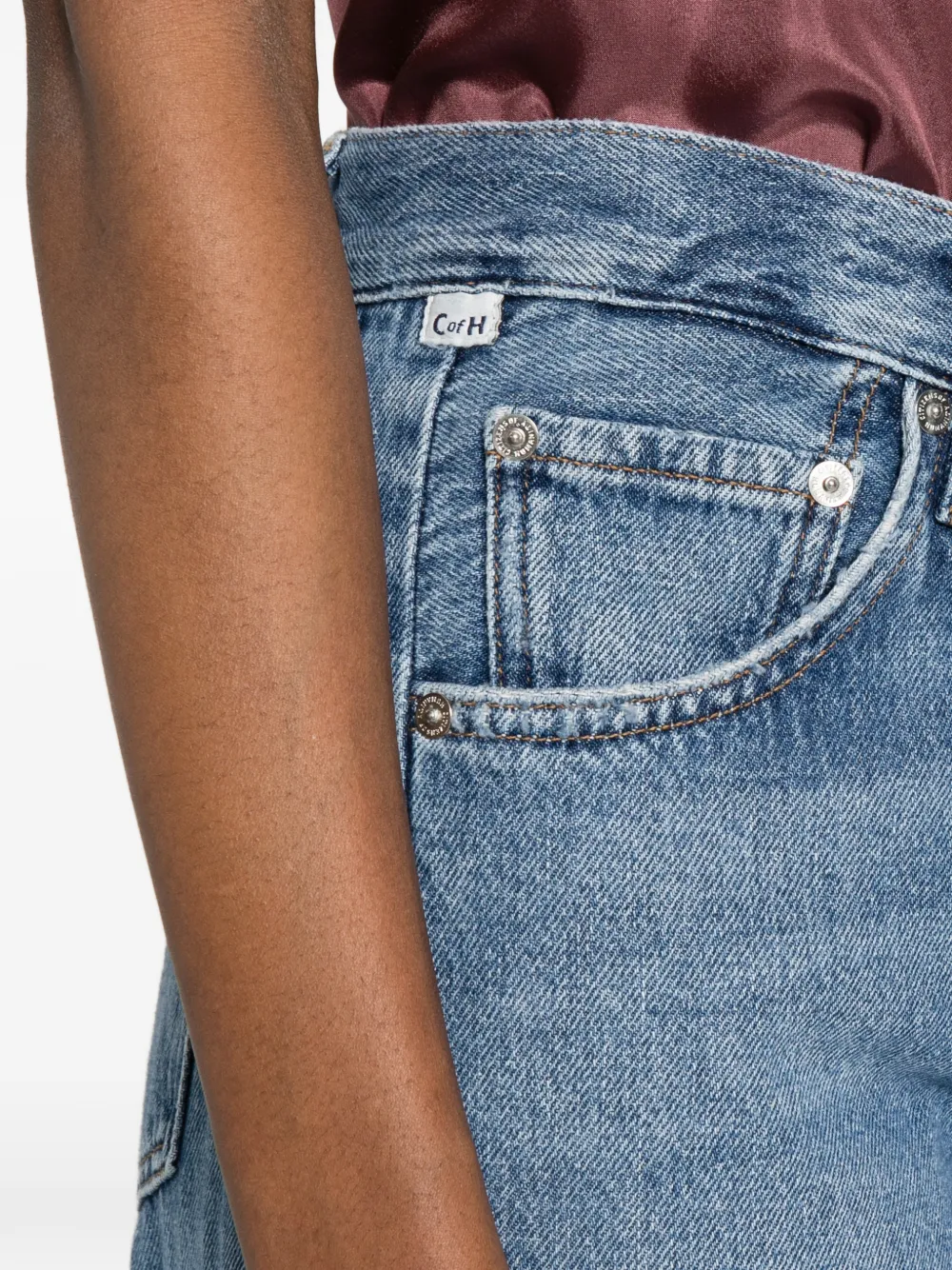 Citizens of Humanity Jeans met zijsplit Blauw