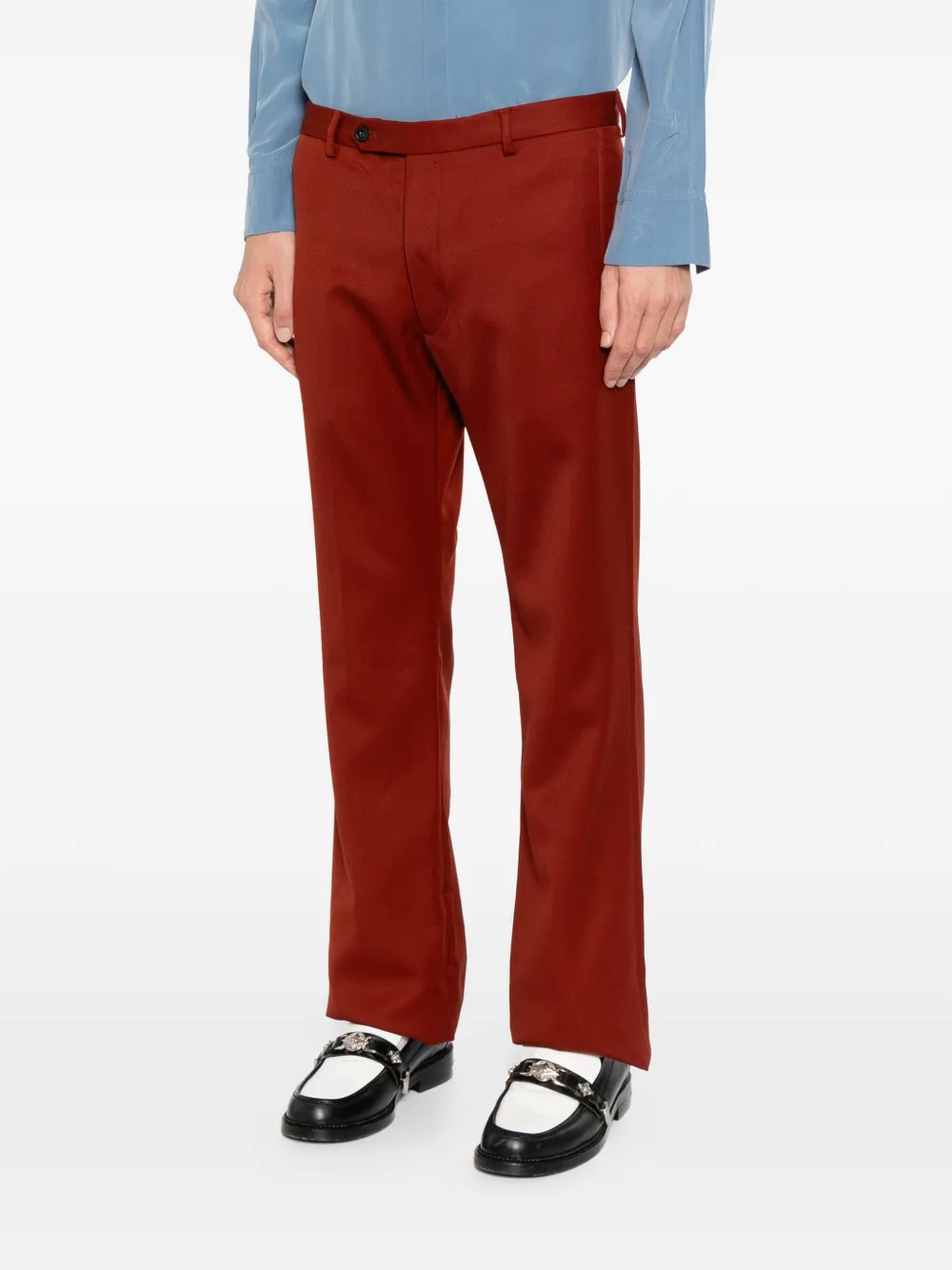 Valentino Garavani Geplooide pantalon Rood