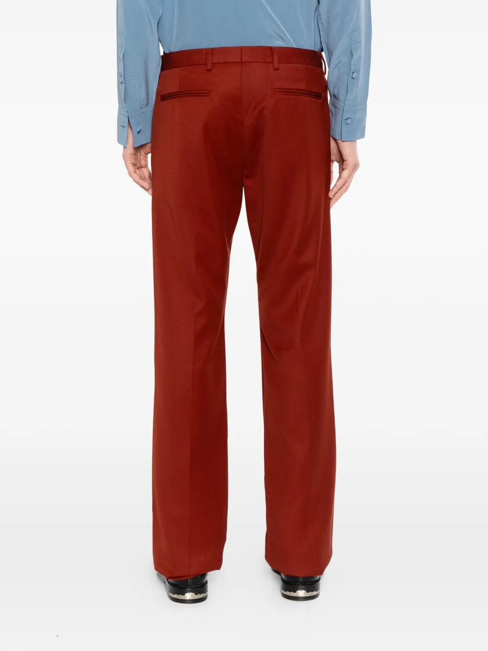 Valentino Garavani Geplooide pantalon Rood