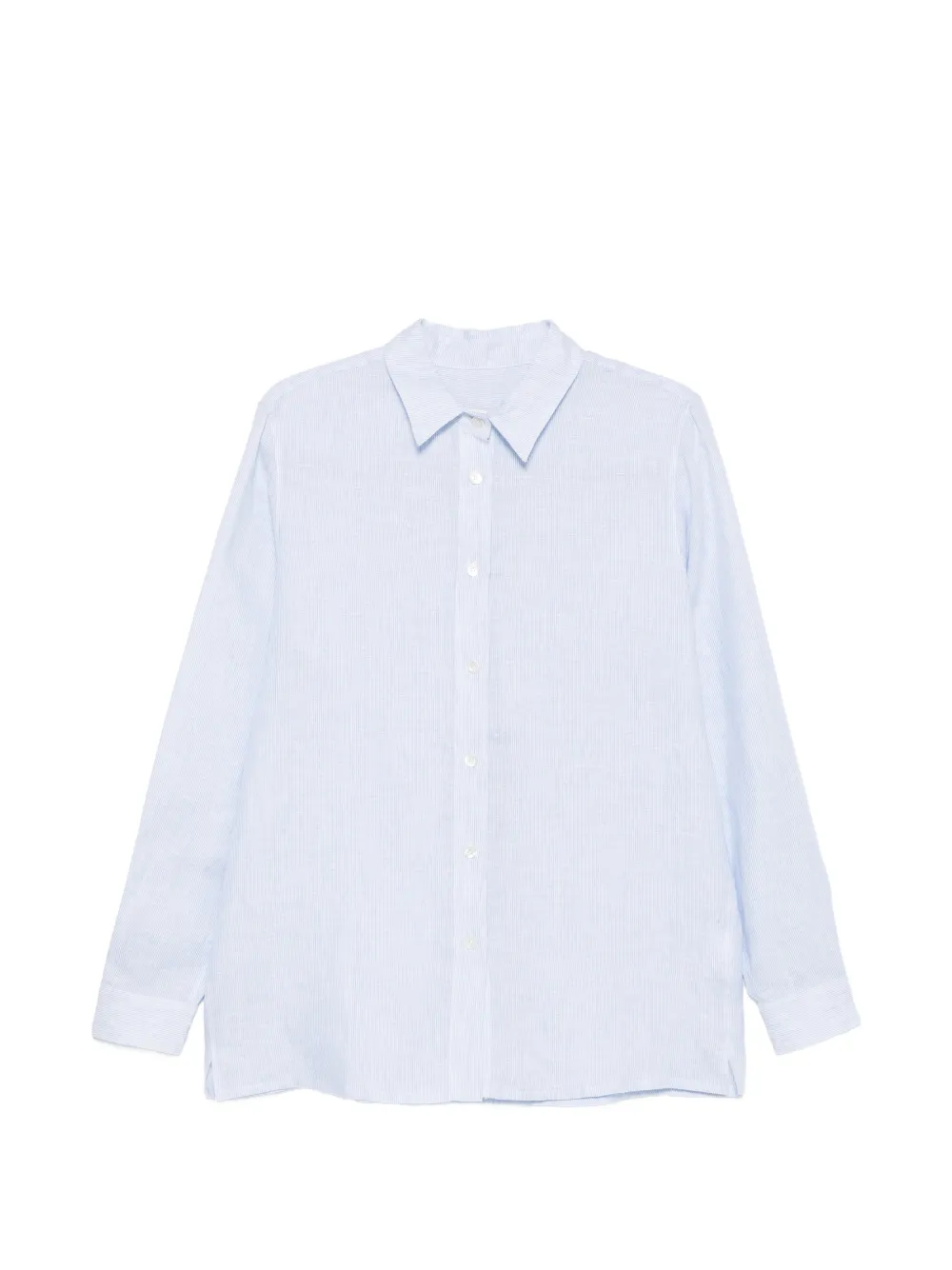 Riviera long-sleeve button-down shirt - Blu