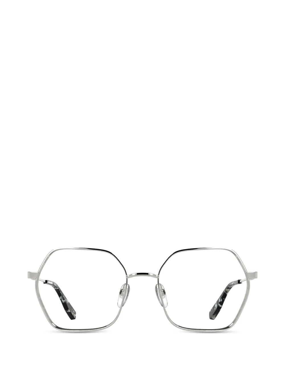Karl Lagerfeld Brille mit geometrischem Gestell - Silber
