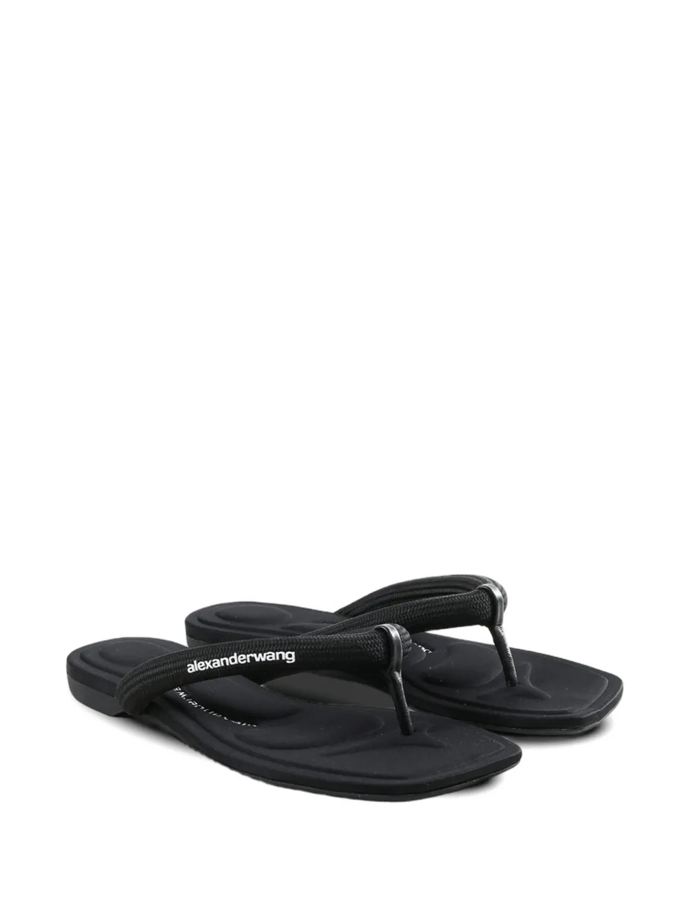 Alexander Wang Padded-strap Sandals In Black