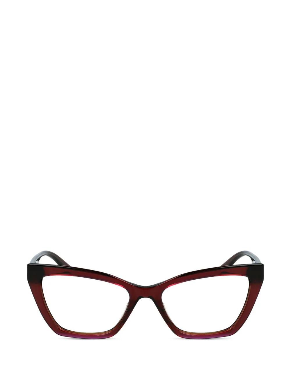 Karl Lagerfeld Cat-Eye-Brille - Rot