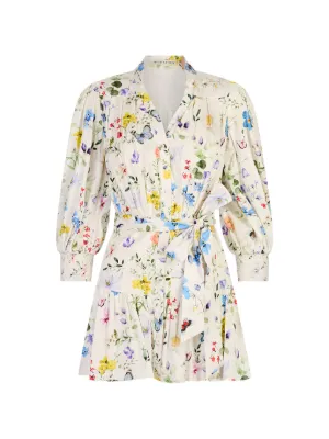 attico floral mini dress Buy Attico Floral-print Mini Dress - Purple At 44% Off