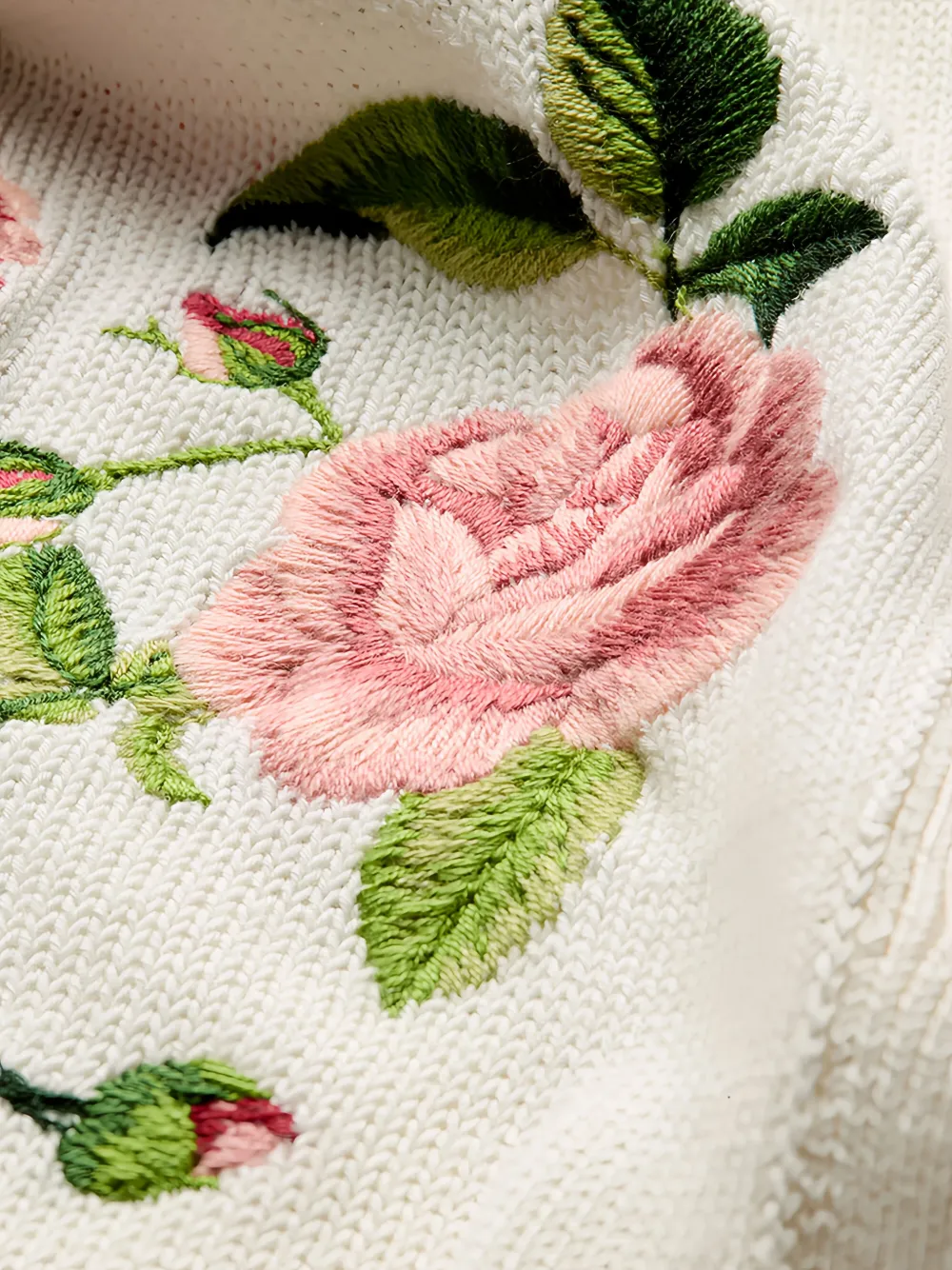 Alice + Olivia floral-embroidered Cardigan | Neutrals | FARFETCH