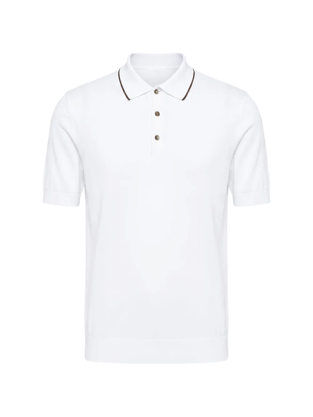 Peserico short-sleeve polo shirt - Bianco