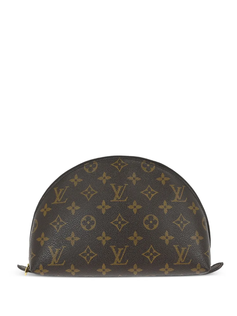 Louis Vuitton Pre-Owned 2004 Monogram Trousse Demi Ronde cosmetic pouch - Braun