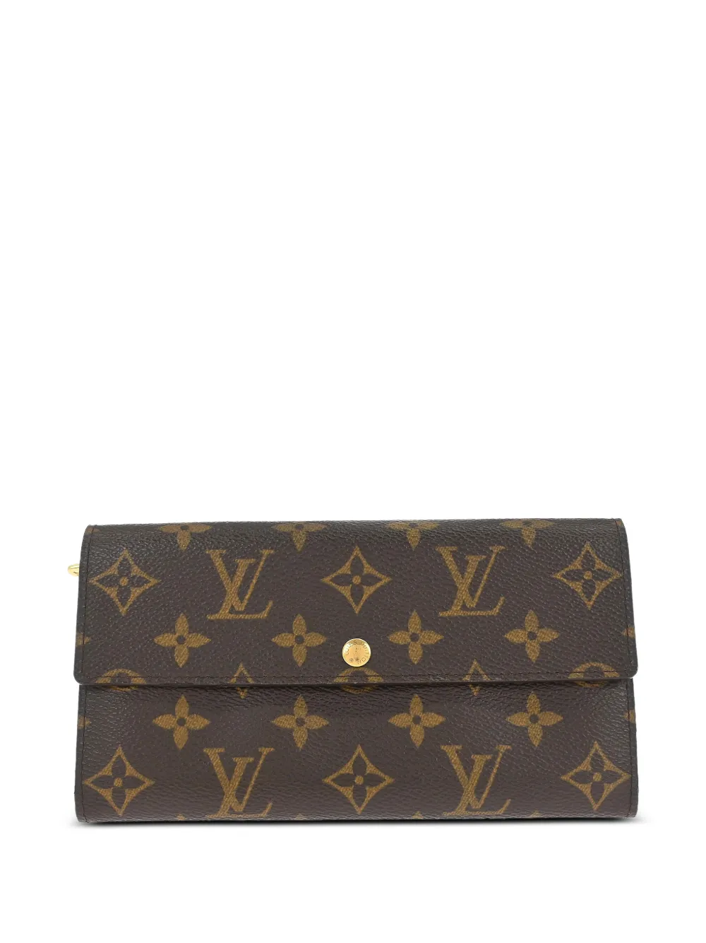 Louis Vuitton Pre-Owned 2003 Monogram Porte Monnaie Credit wallet - Marrone