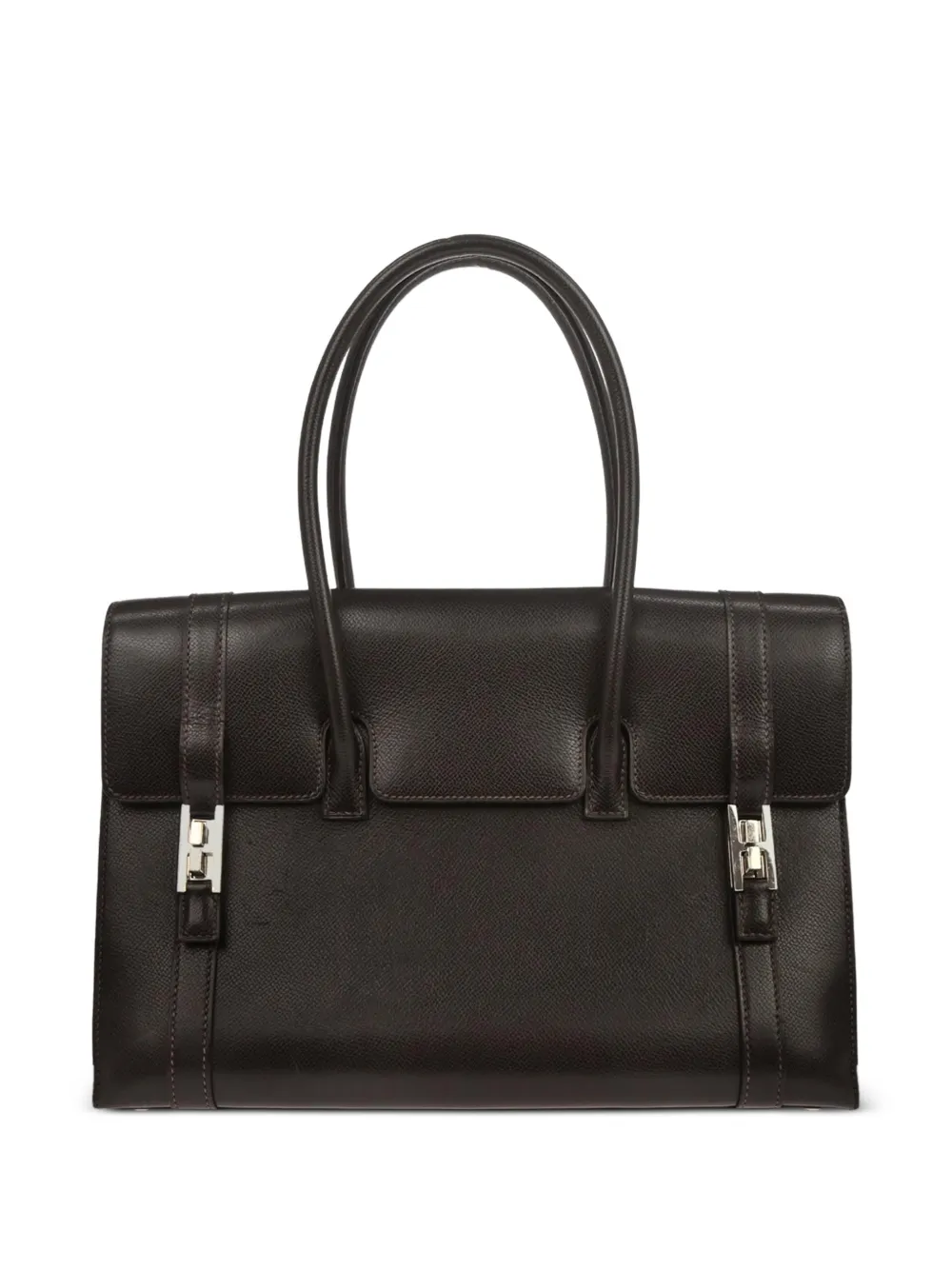 Hermès Pre-Owned 2002 Drag 32 leather handbag - Brown