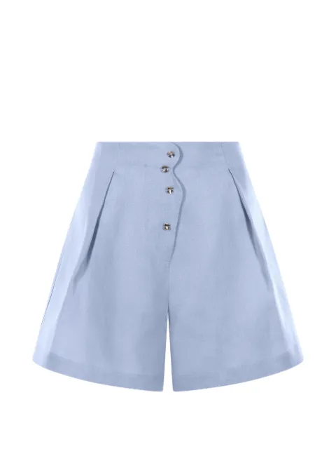 Mia Peculiar bermudas con detalle de ondas